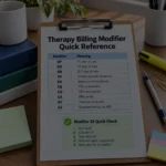 Most Commonly Used Modifiers for PT, OT and SLP Services