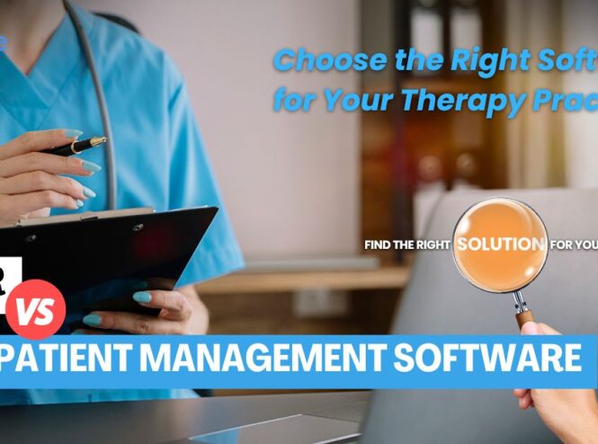 Comparison of EMR vs Practice Management Software in healthcare.