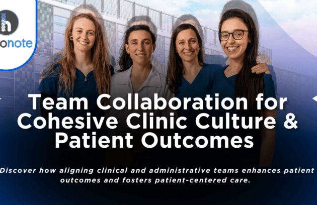 Team collaboration effor of all therapists joining to improve patient care and clinic outcomes.