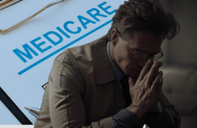 Man stressed over Medicare updates, highlighting concerns about Medicare Part A and Part B deductibles and premiums for 2025.